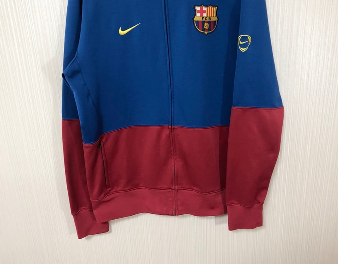 나이키 09-10 FC바르셀로나 트레이닝자켓/트랙슈트 XL(110) 상품이미지3