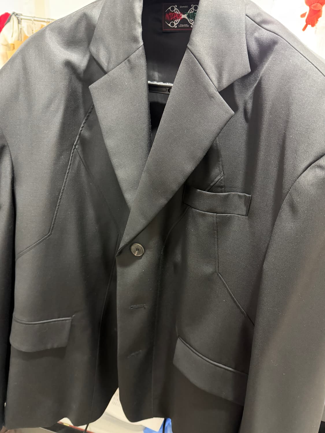 Csc split cut blazer(bk)(2) 상품이미지5