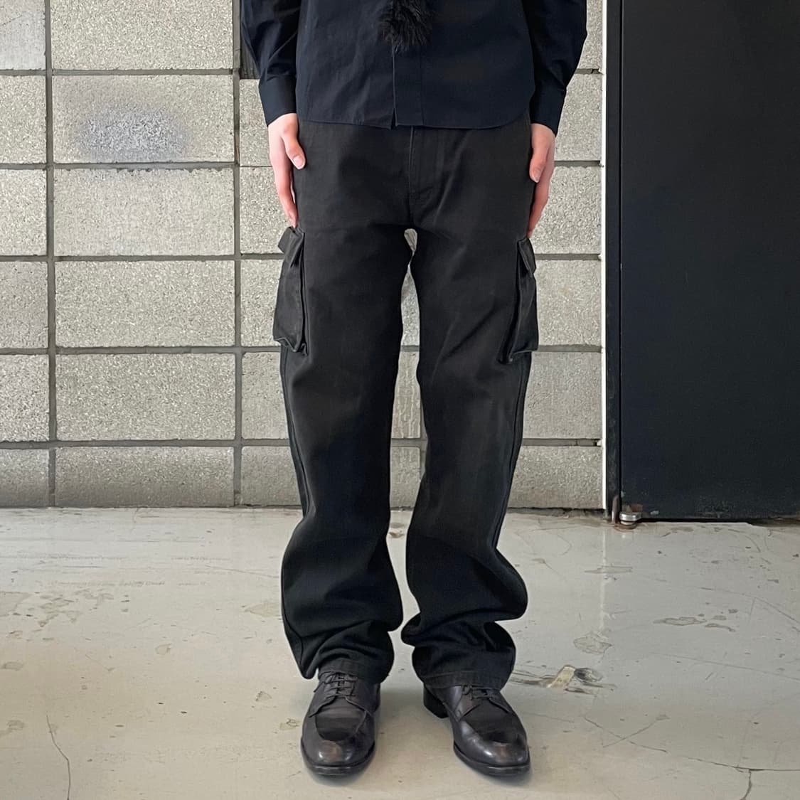 꼼데가르송 옴므 워시드 카고 팬츠 상품이미지1