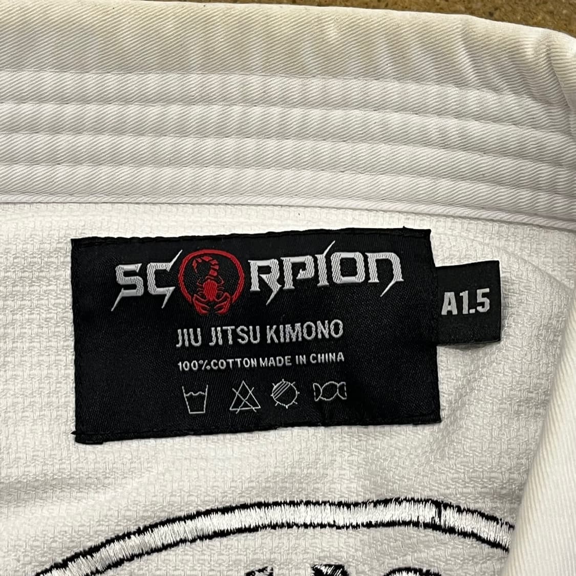 [정품] 스콜피온 주짓수 도복 화이트 A1.5 b14 상품이미지5