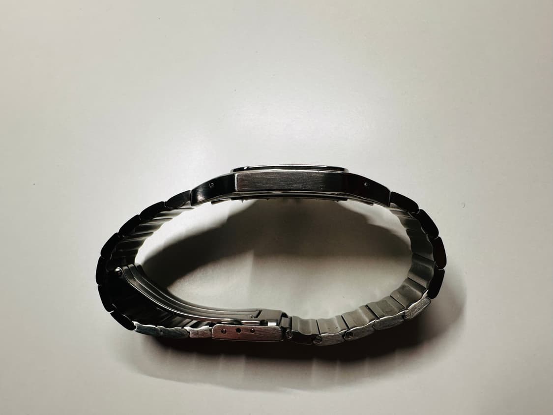 까르띠에 산토스 갈베 블루 다이얼 29mm 쿼츠 시계 급처 상품이미지7