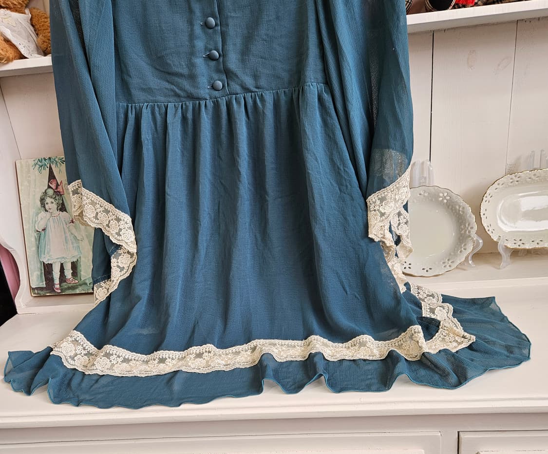 레이스 쉬폰튜닉원피스 상품이미지4