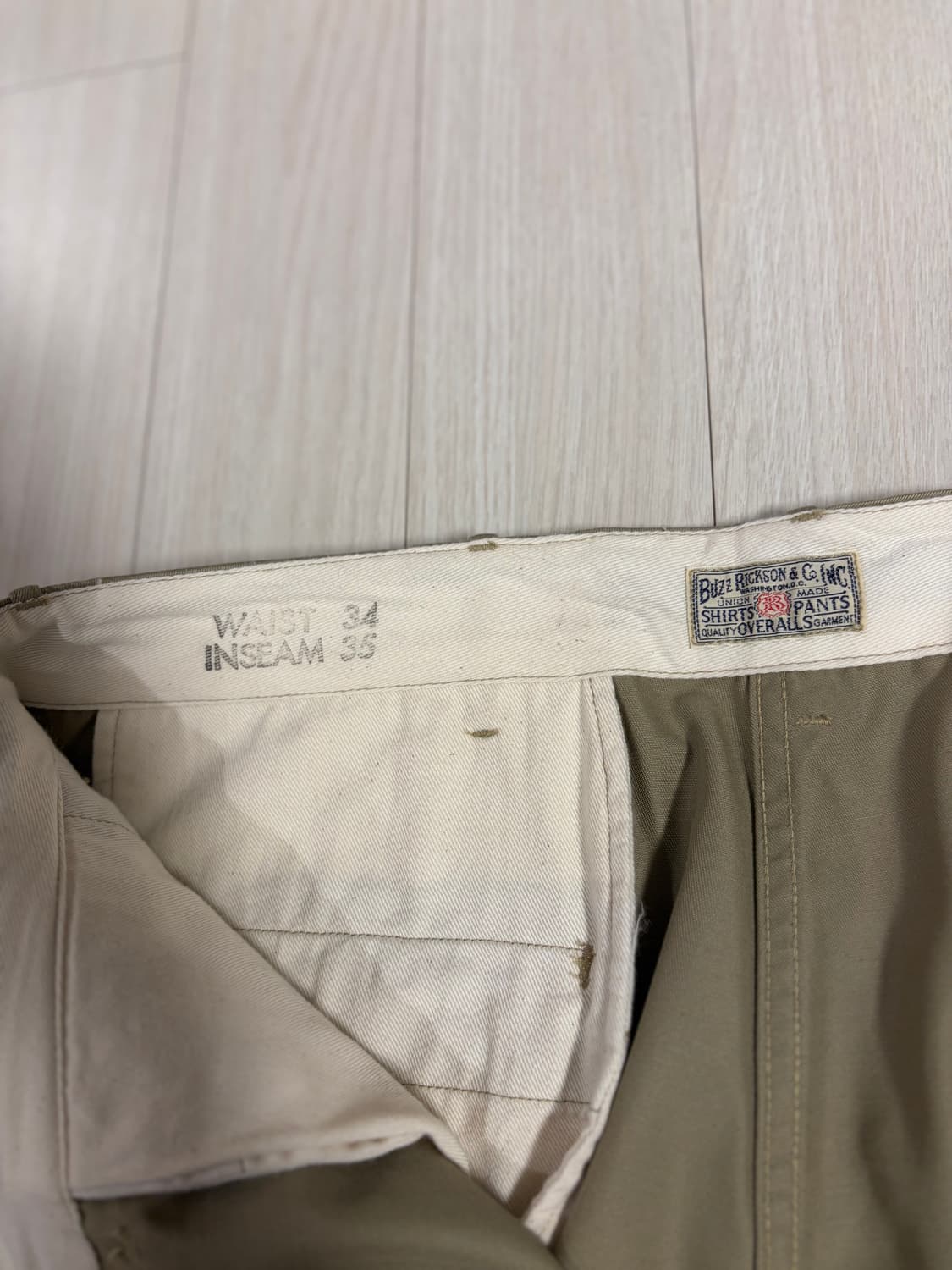 버즈릭슨 오리지널 치노 34 (기장수선O) 상품이미지2