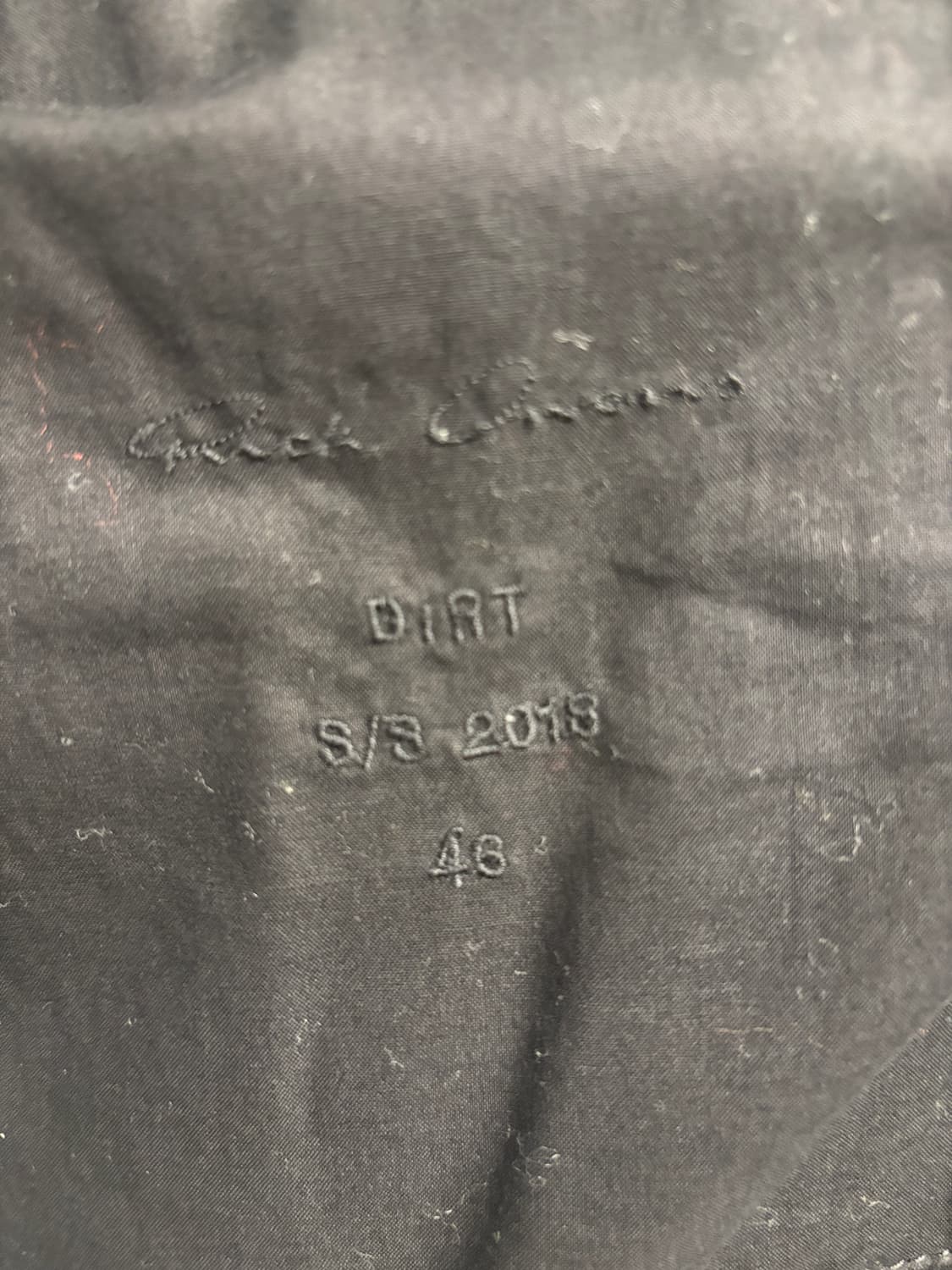 릭오웬스 Dirt 2018 s/s 상품이미지7