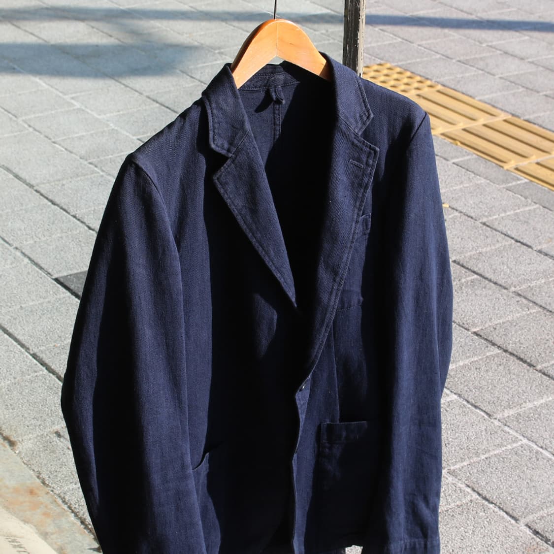 (착용컷) THREE BLIND MICE 코튼 블레이져 (남성용 93) 상품이미지1