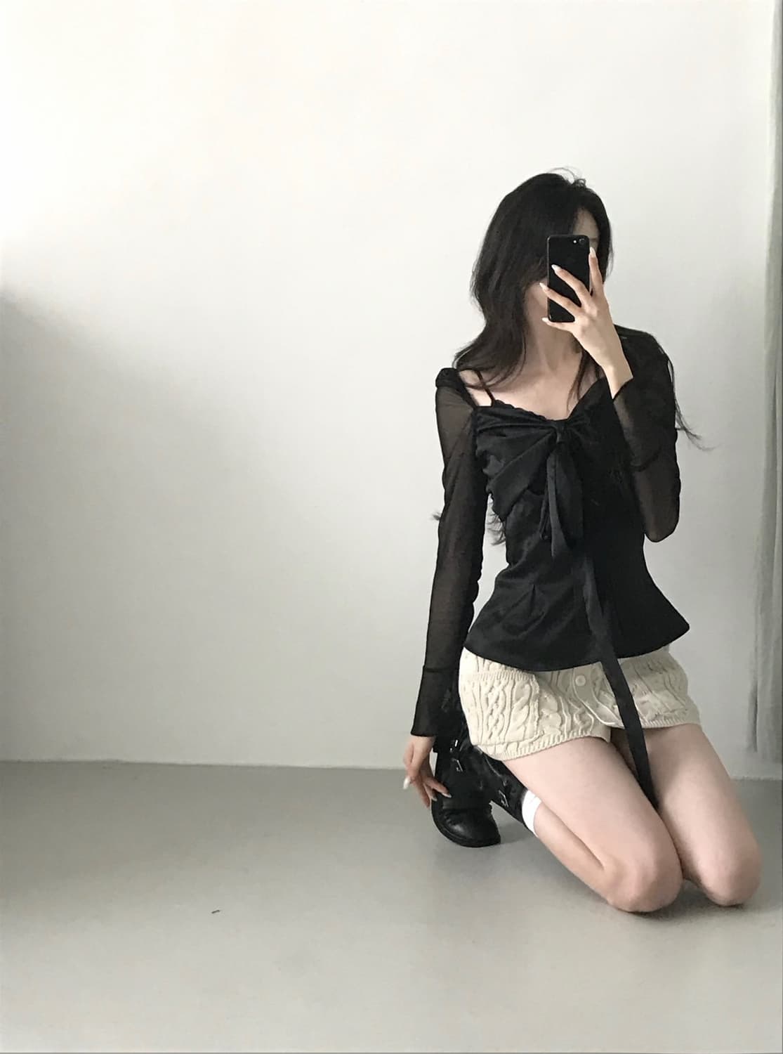 (새상품) 힐다 고희 디어 윈터 니트 스커트 상품이미지1