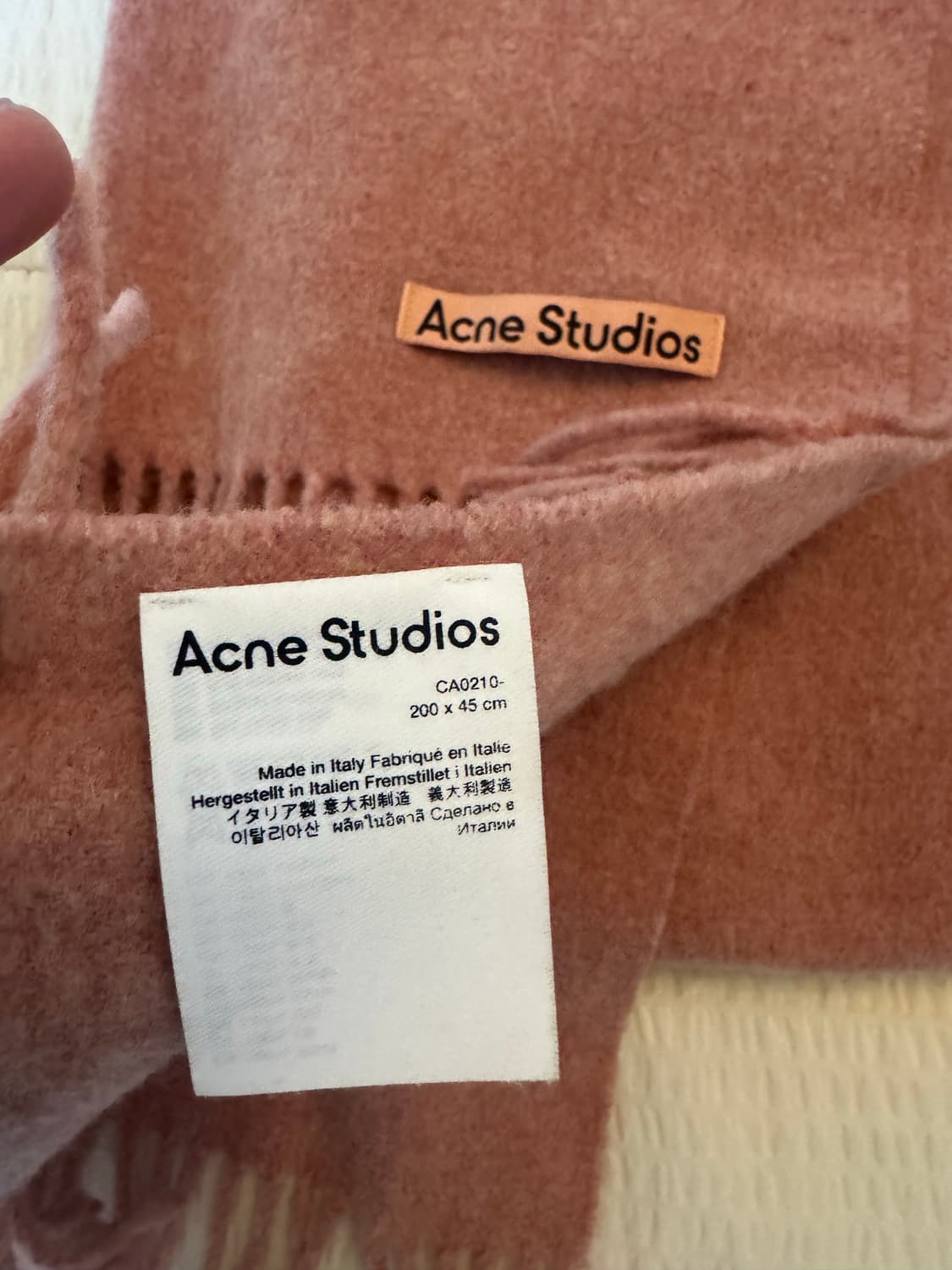 아크네스튜디오 머플러 목도리 로즈멜란지 상품이미지5