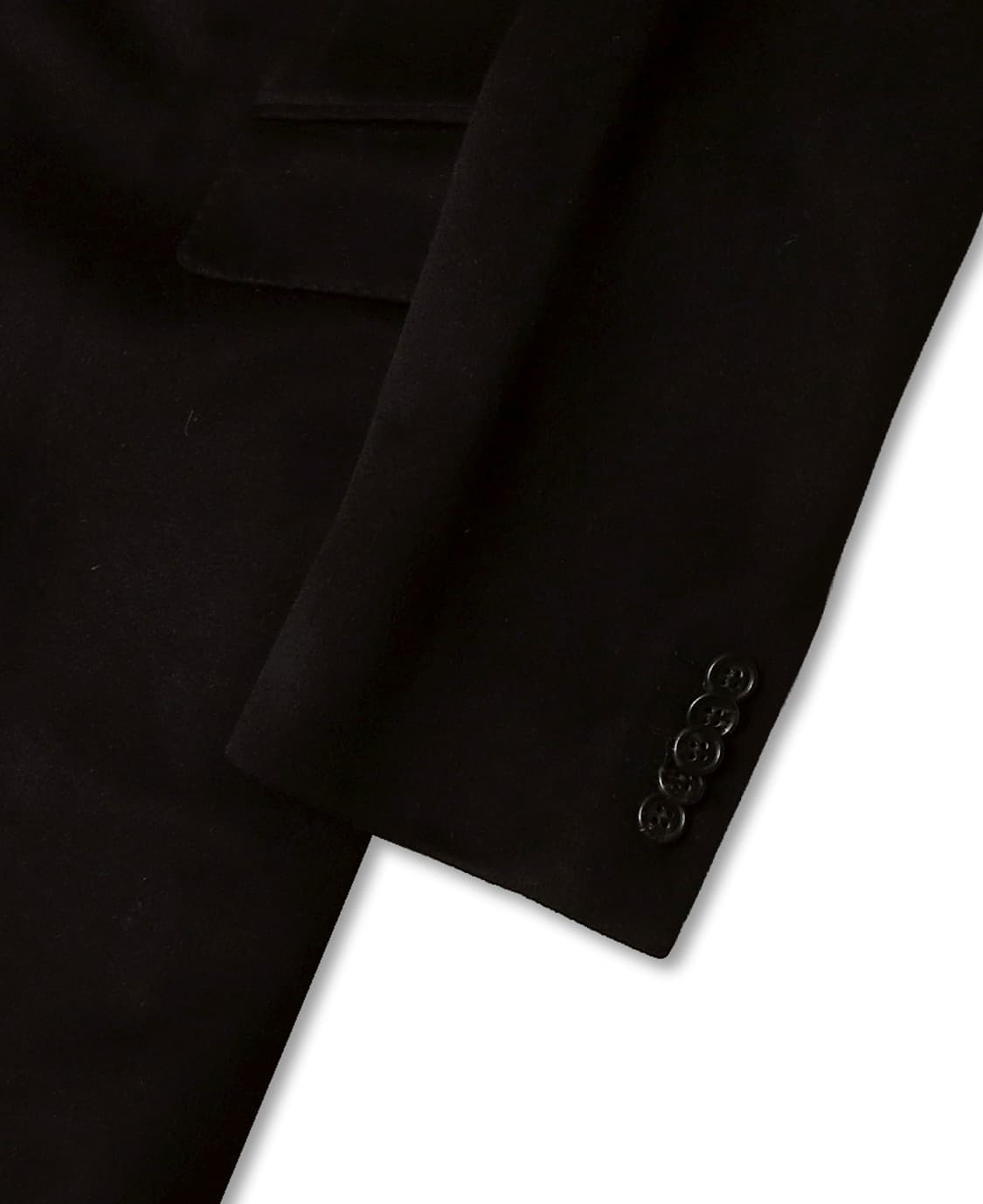 꼬르넬리아니 [Corneliani] 블랙 버진울 캐시미어 체스터필드 코트 상품이미지5