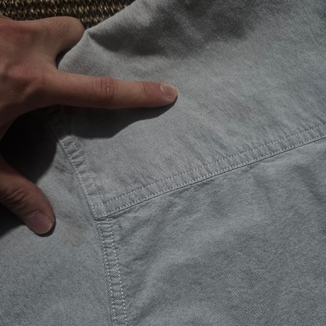 칼하트 워크셔츠 그레이 그린 L 상품이미지9