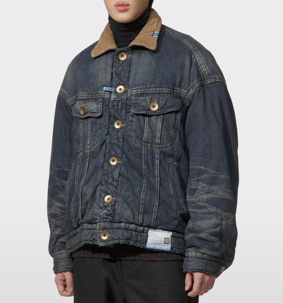 MIHARA YASUHIRO — 2023/24 패디드 데님 자켓 상품이미지2