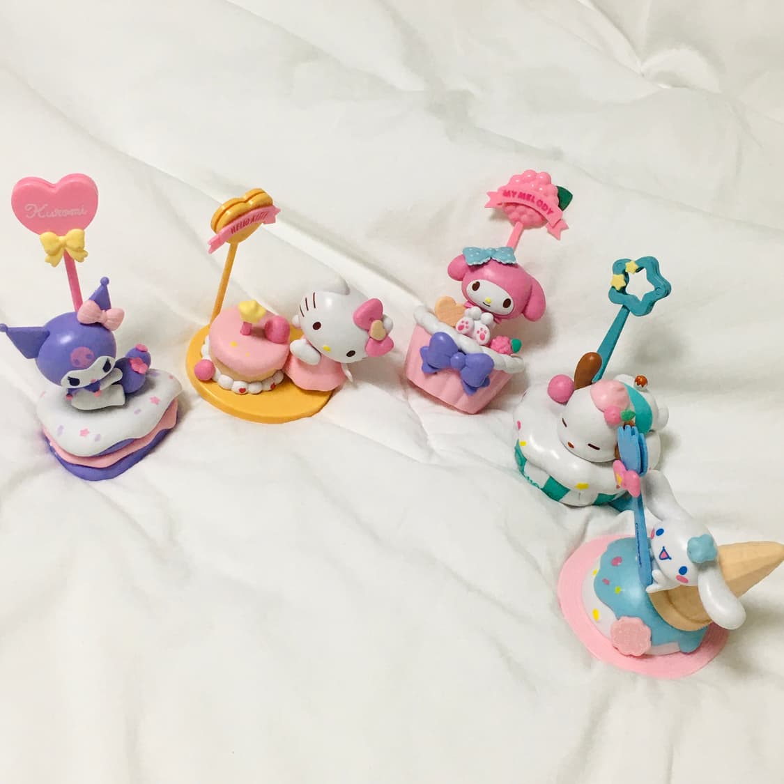 산리오 캐릭터 디저트 마스코트 토퍼 피규어 일괄판매 상품이미지2