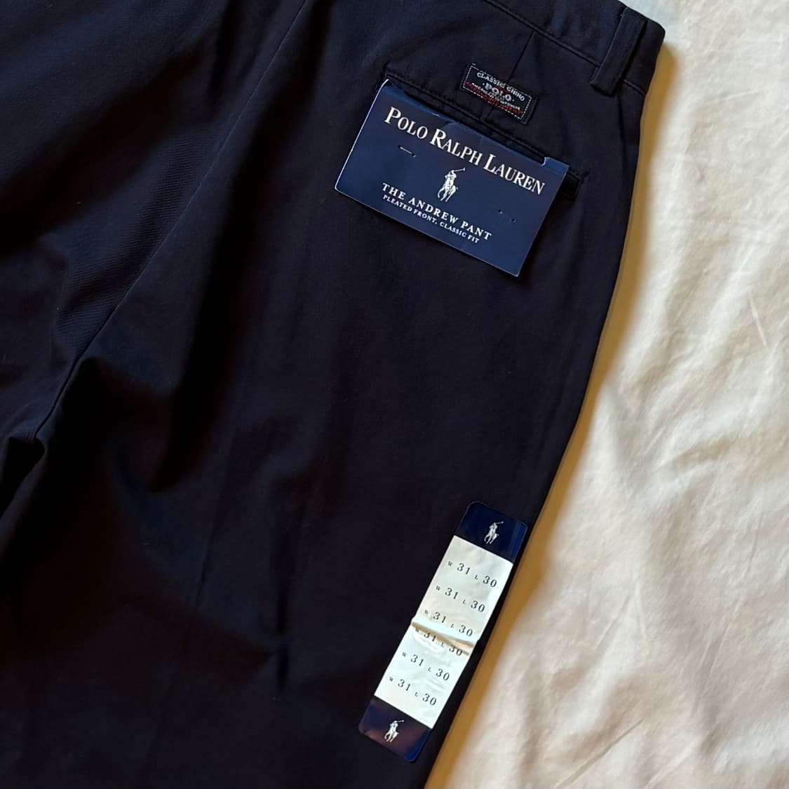 [새제품 31] 90s 폴로 랄프로렌 ANDREW 투턱 치노 팬츠 상품이미지10