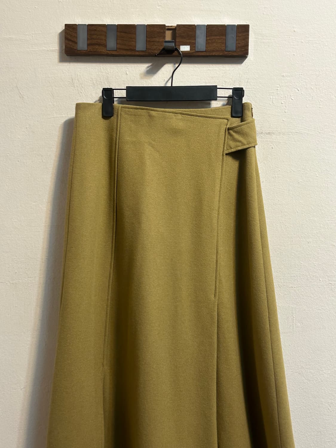 시스템 울 비대칭 스커트 상품이미지2