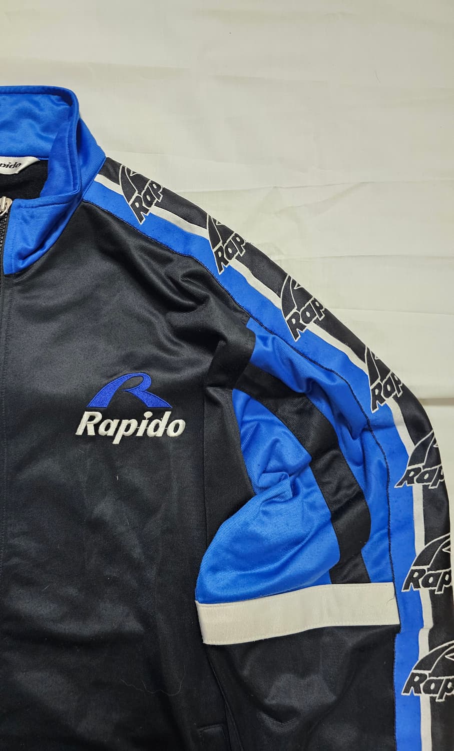 Rapido 라피도 블랙/블루 트랙 자켓 상품이미지2