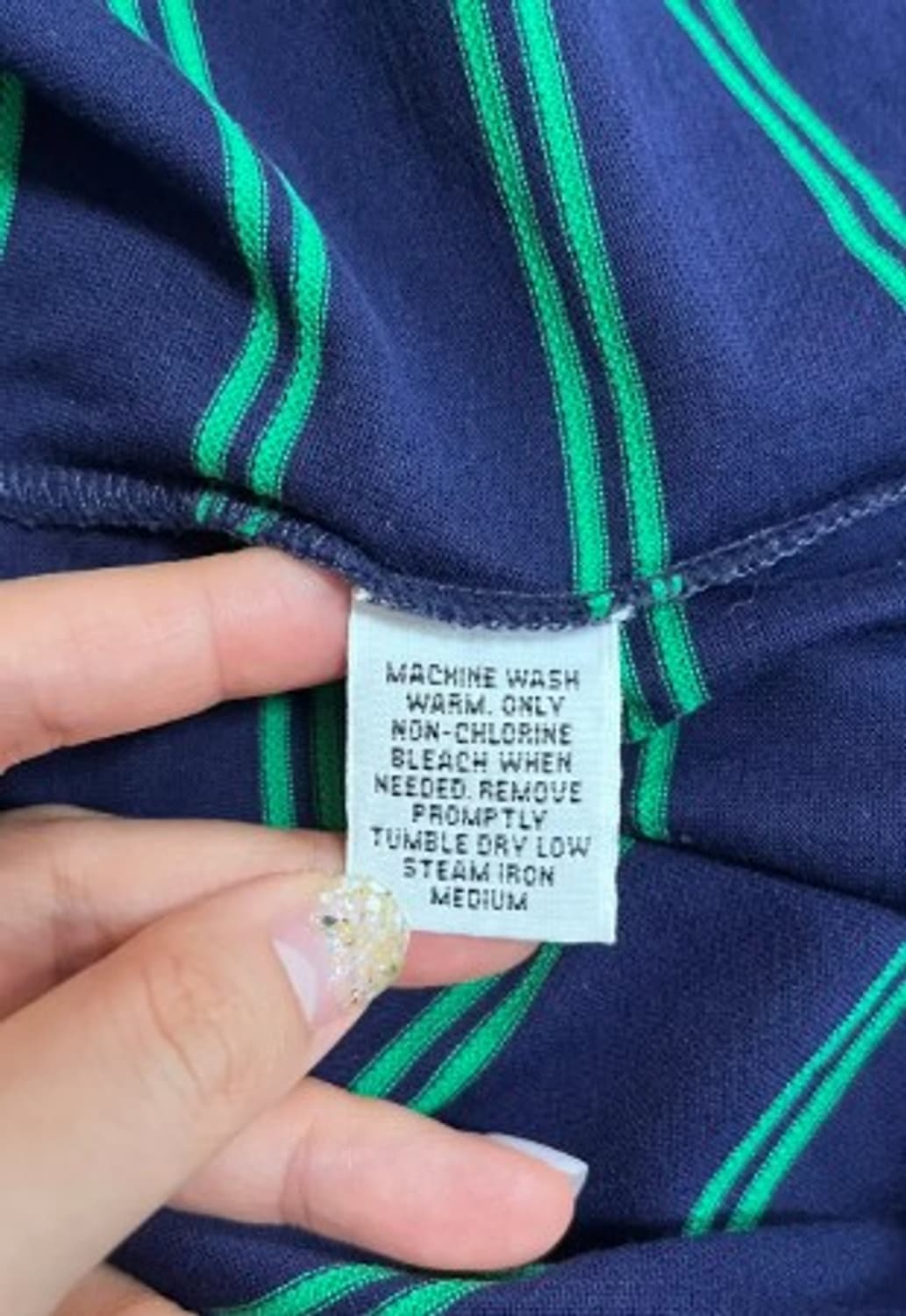 폴로골프 랄프로렌 남성 네이비스트라이프반팔PK티셔츠 S사이즈 상품이미지5