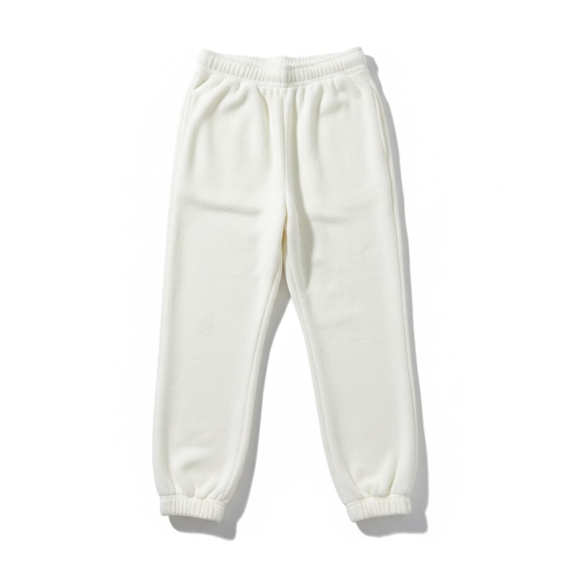 배드블러드 아이보리 플리스 조거팬츠 상품이미지1