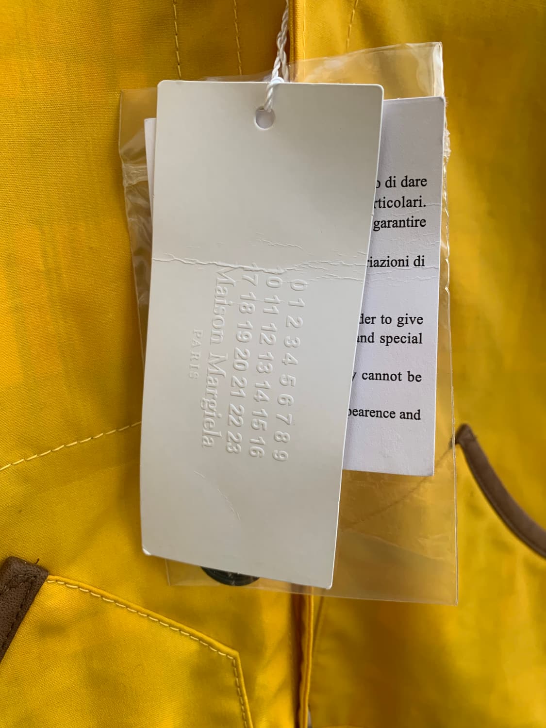 메종 마르지엘라 웨스턴 자켓 (chrome yellow) 상품이미지5
