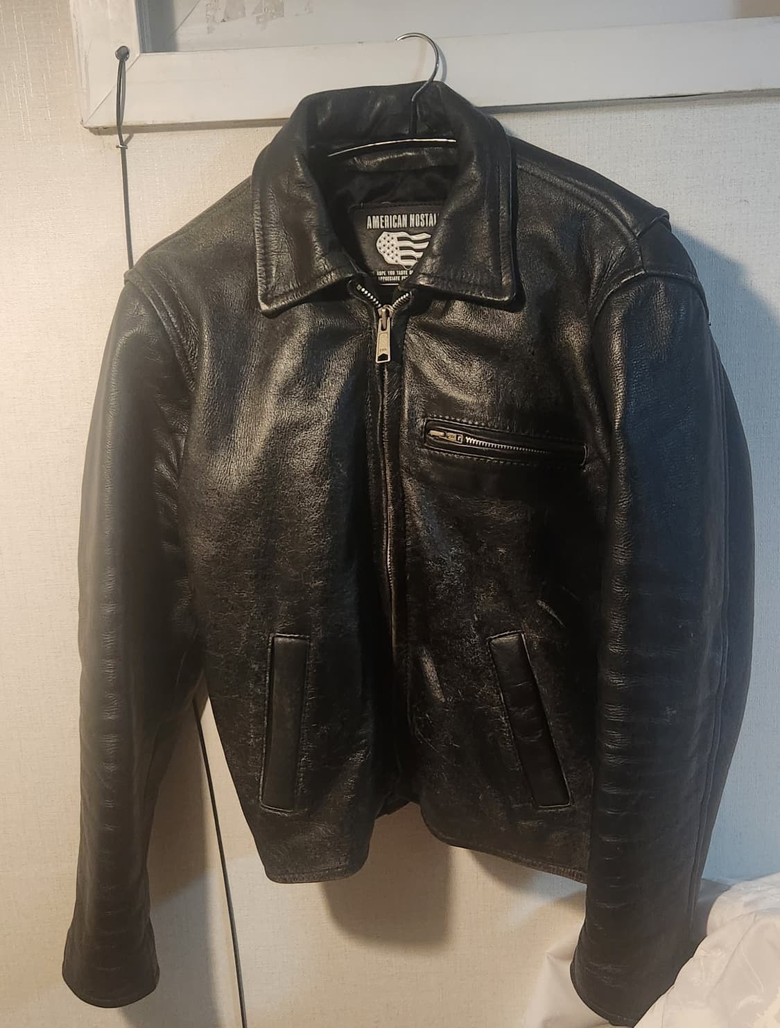 헤비 카우하이드 레더자켓 상품이미지1