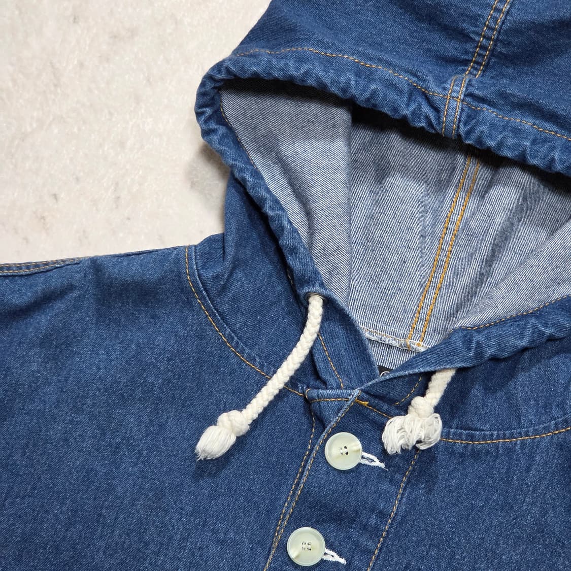 빈티지 데님 아노락 후드티 상품이미지2