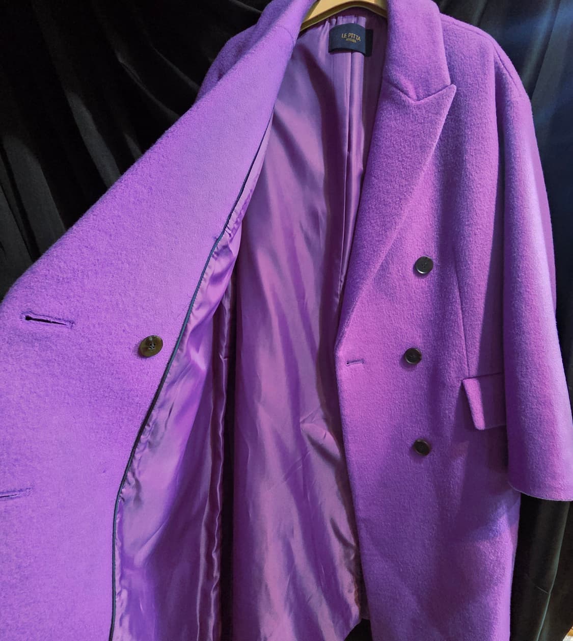 LE PITTA 르피타 울혼방 롱코트 상품이미지7