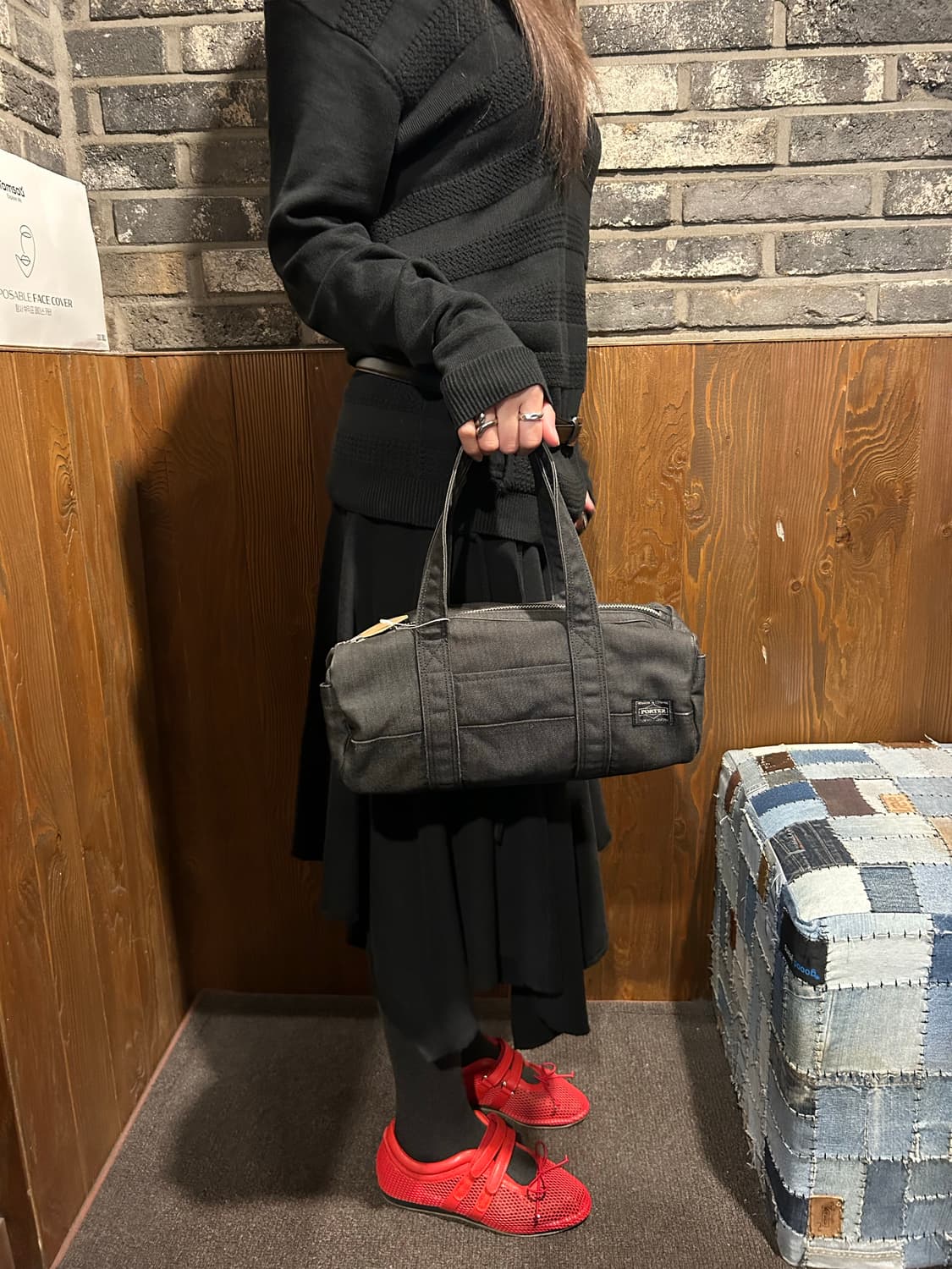 요시다 포터 스모키 더플백 보스턴백 원통형 가방 V14 상품이미지10