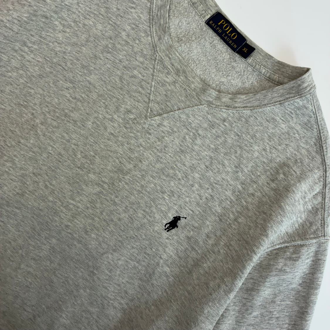 Polo   폴로 자수 그레이 맨투맨 상품이미지3