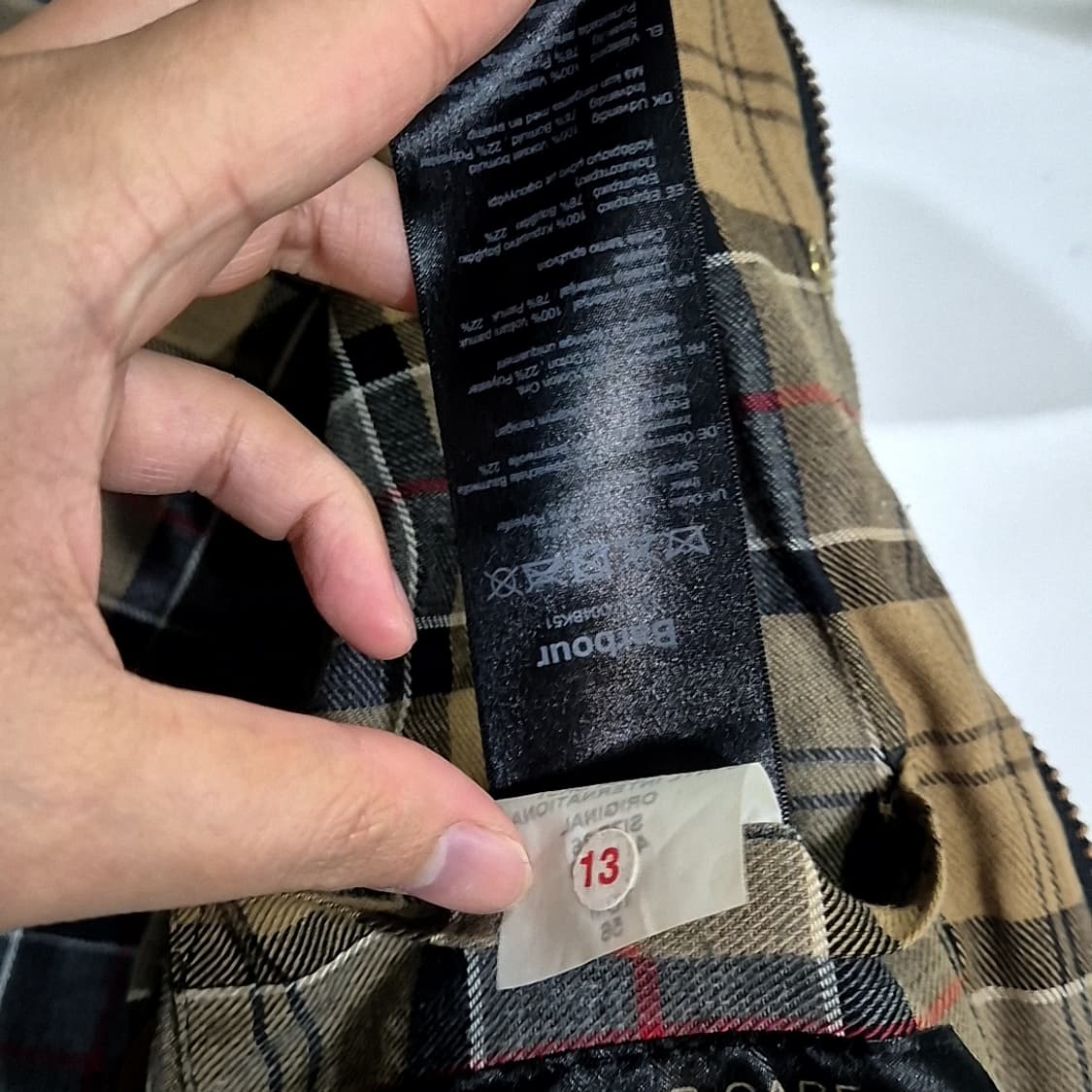 Barbour 바버 인터네셔널 왁시드 자켓 상품이미지9