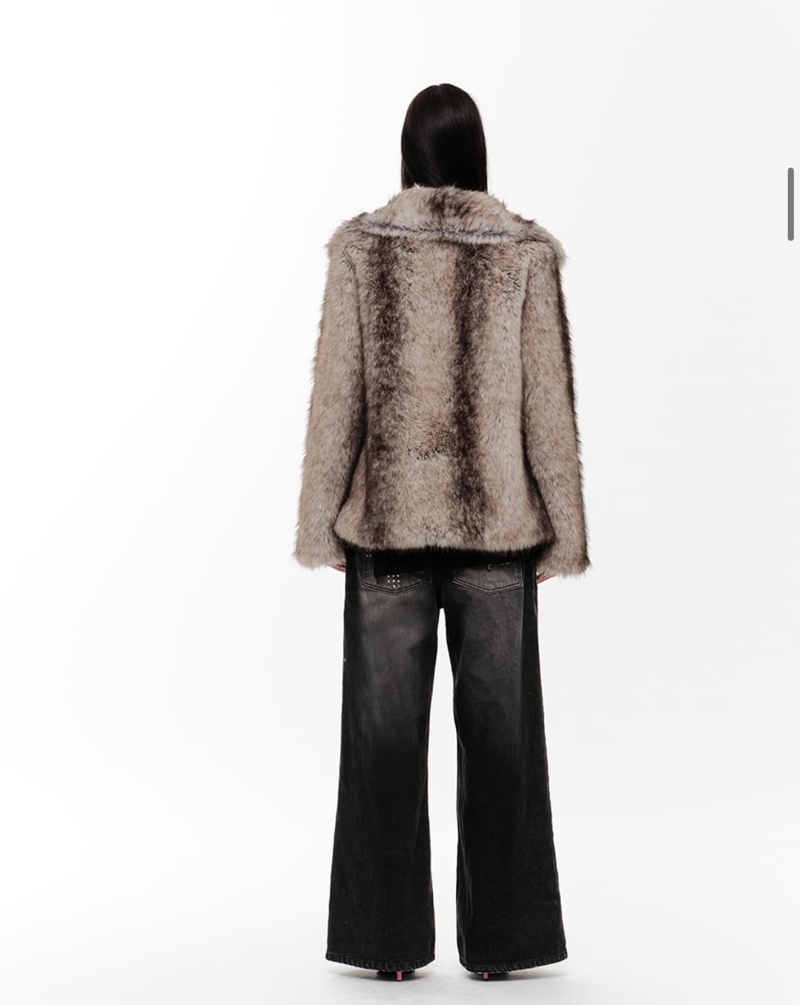 2000아카이브스 로체 퍼 자켓 그레이  상품이미지3