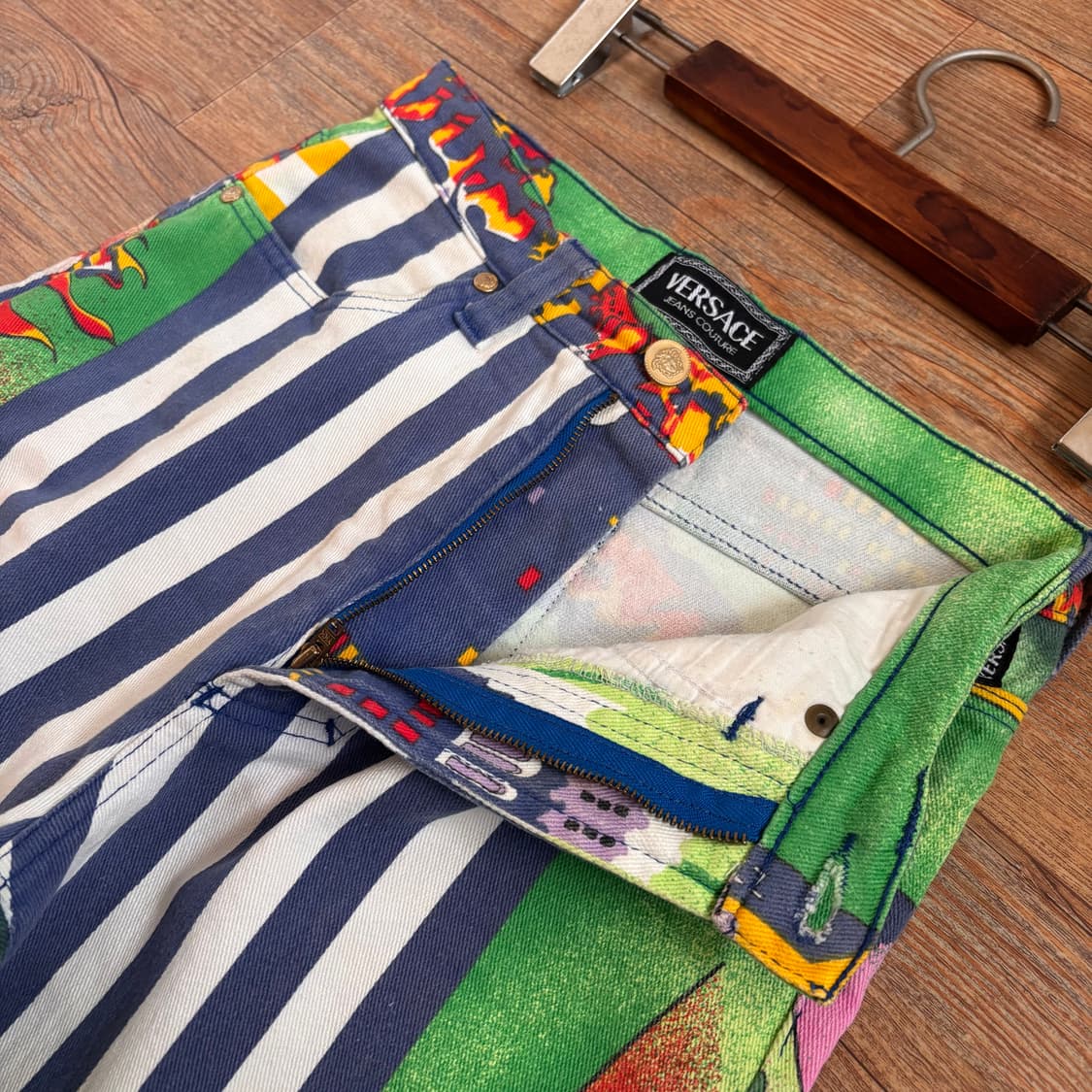 90s 아카이브 24 베르사체 정품 데님 청바지 VJC 빈티지 상품이미지6