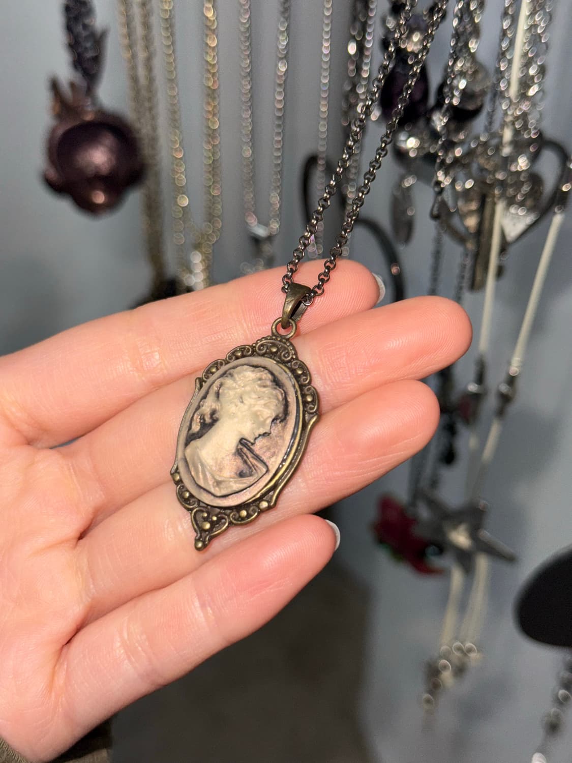 빈티지 카메오 네크리스 상품이미지5