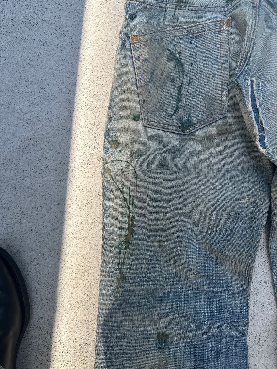 00’s Dolce & Gabbana painted denim 상품이미지8