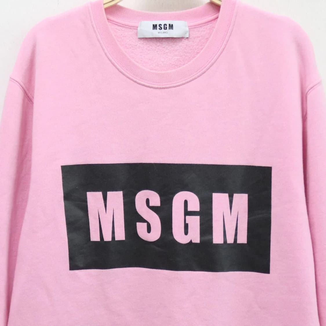 MSGM 핑크 맨투맨 57767 상품이미지3