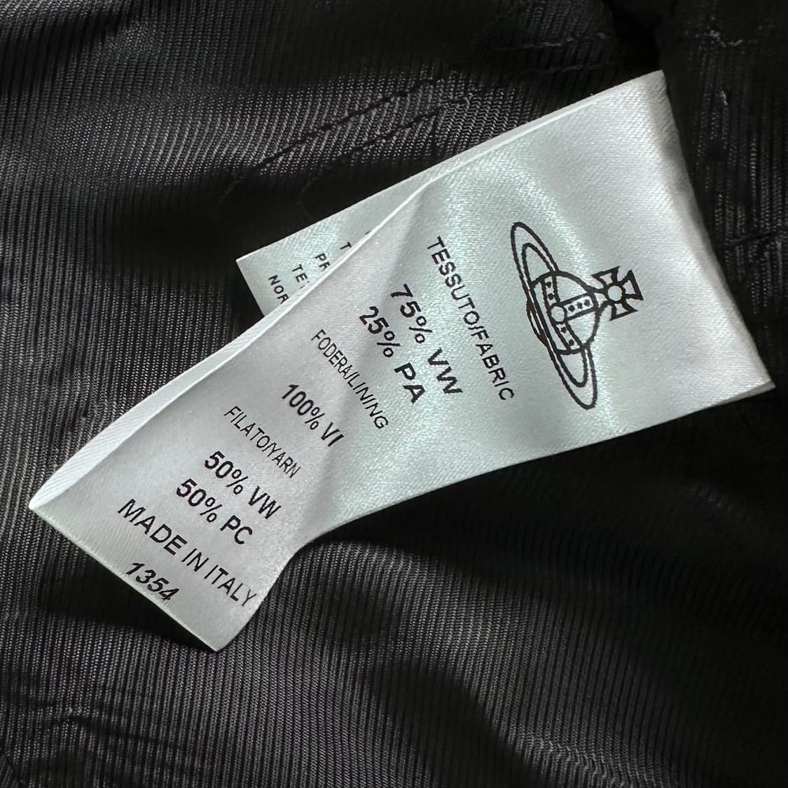 비비안웨스트우드 다크네이비 금장 하프코트 상품이미지9