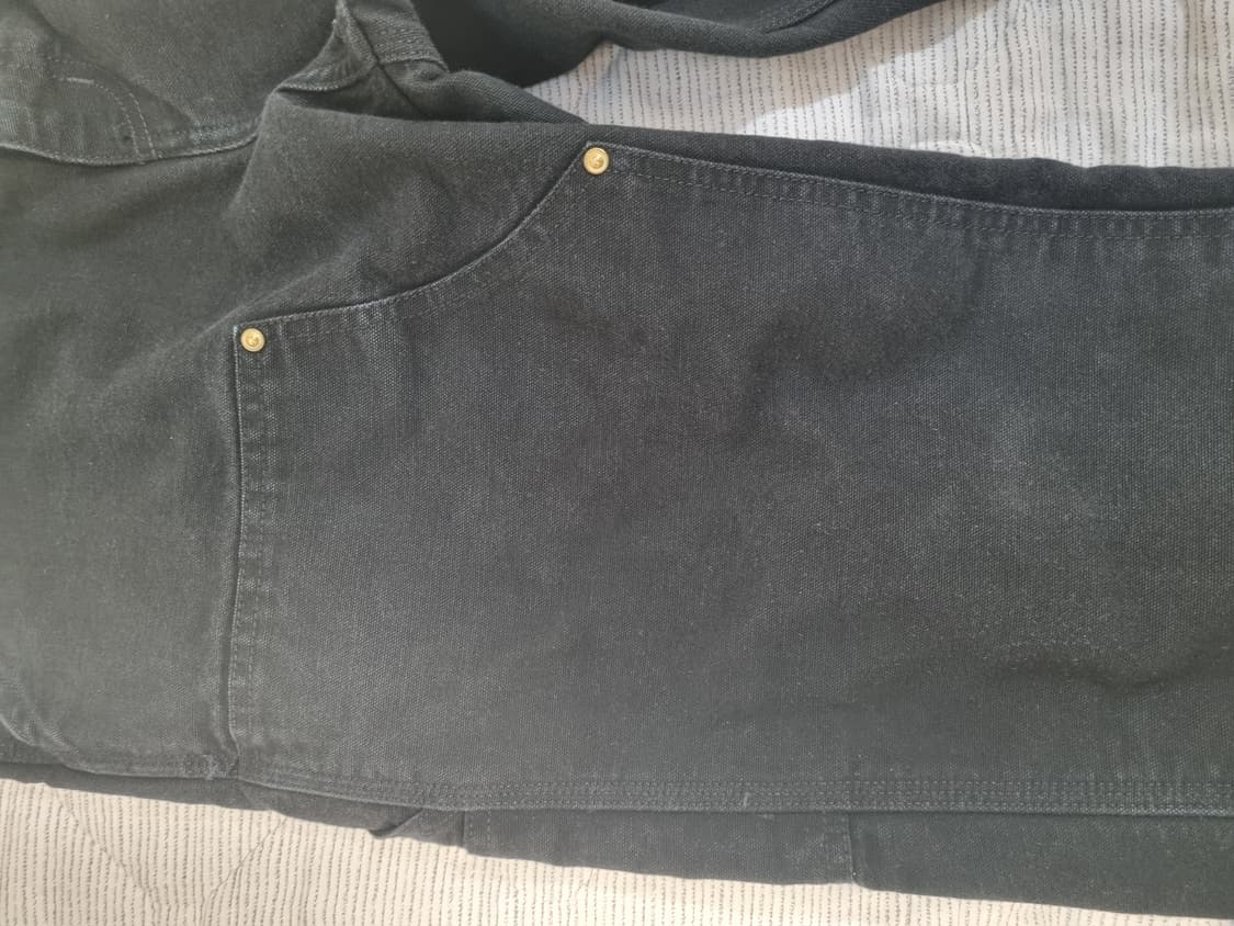 칼하트윕 더블니 자켓 블랙 30x32 상품이미지7