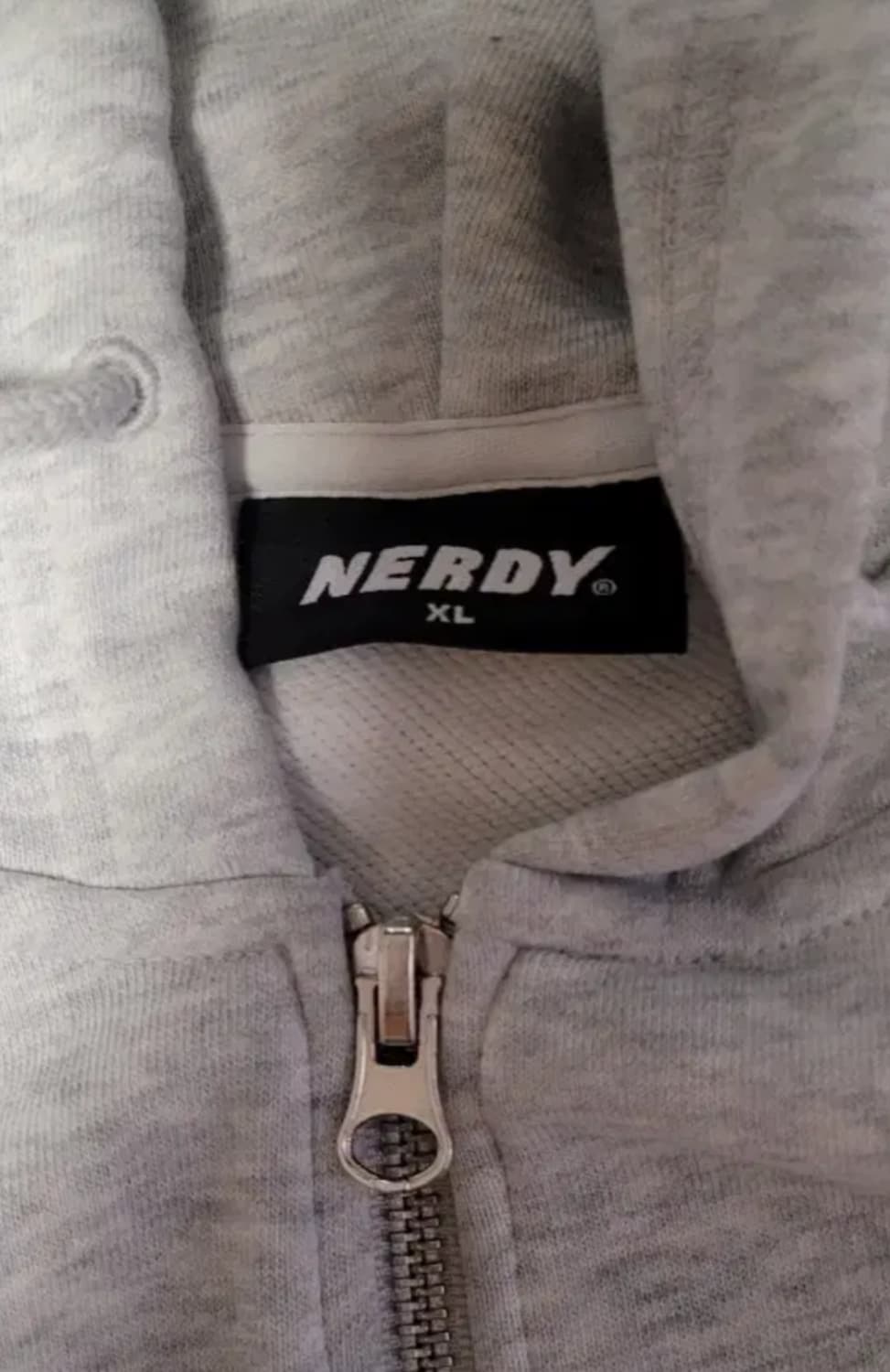 널디 블랭크 로고 후드 집업 상품이미지5