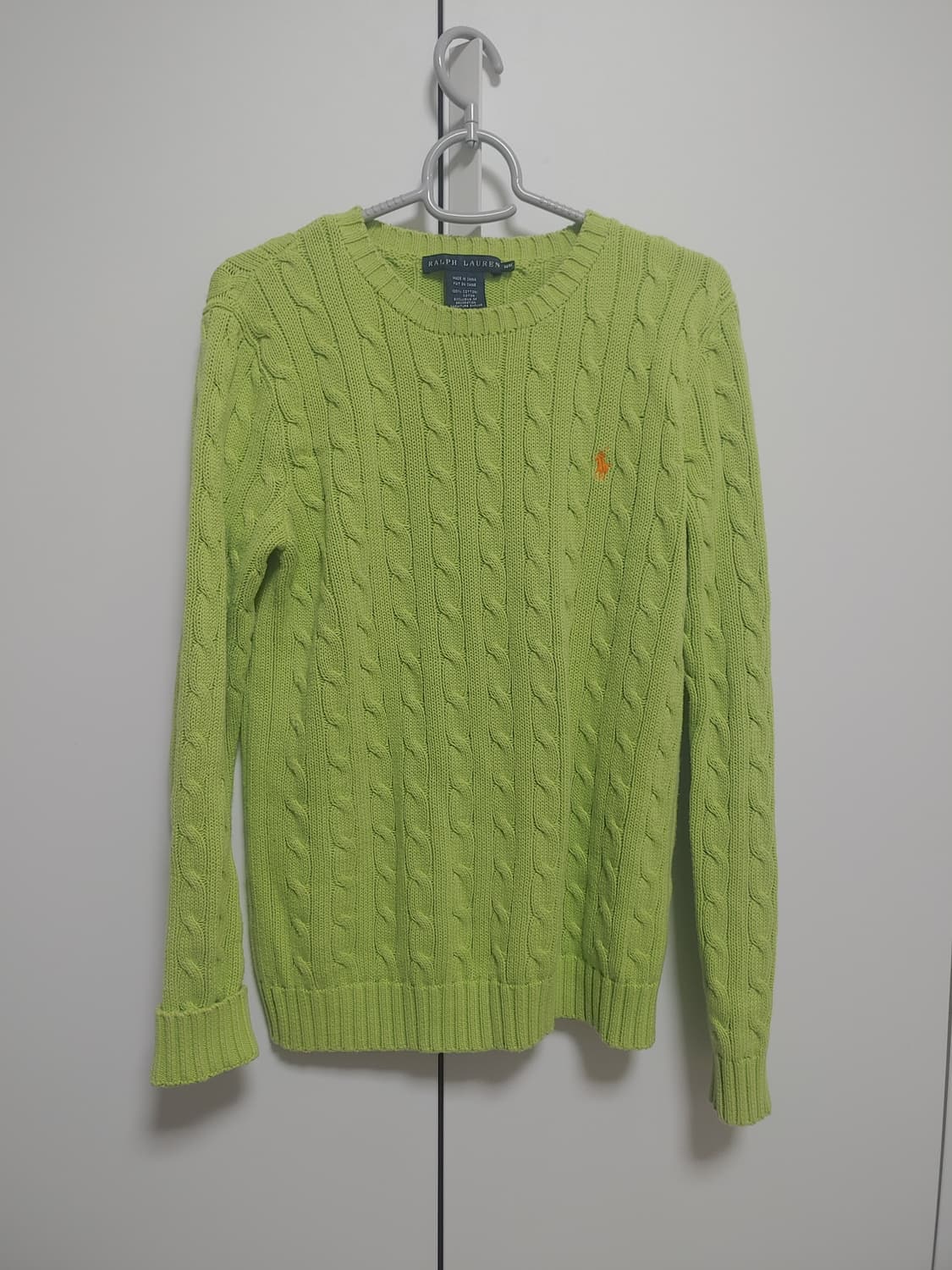 랄프로렌 폴로 꽈베기 면니트 -M사이즈 상품이미지2
