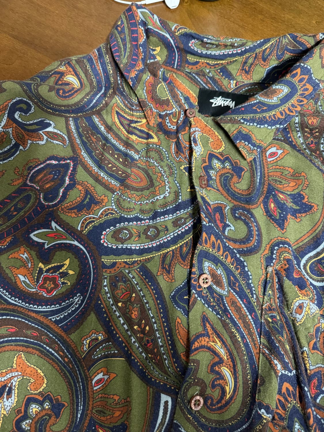 스투시 페이즐리 셔츠 M 상품이미지7