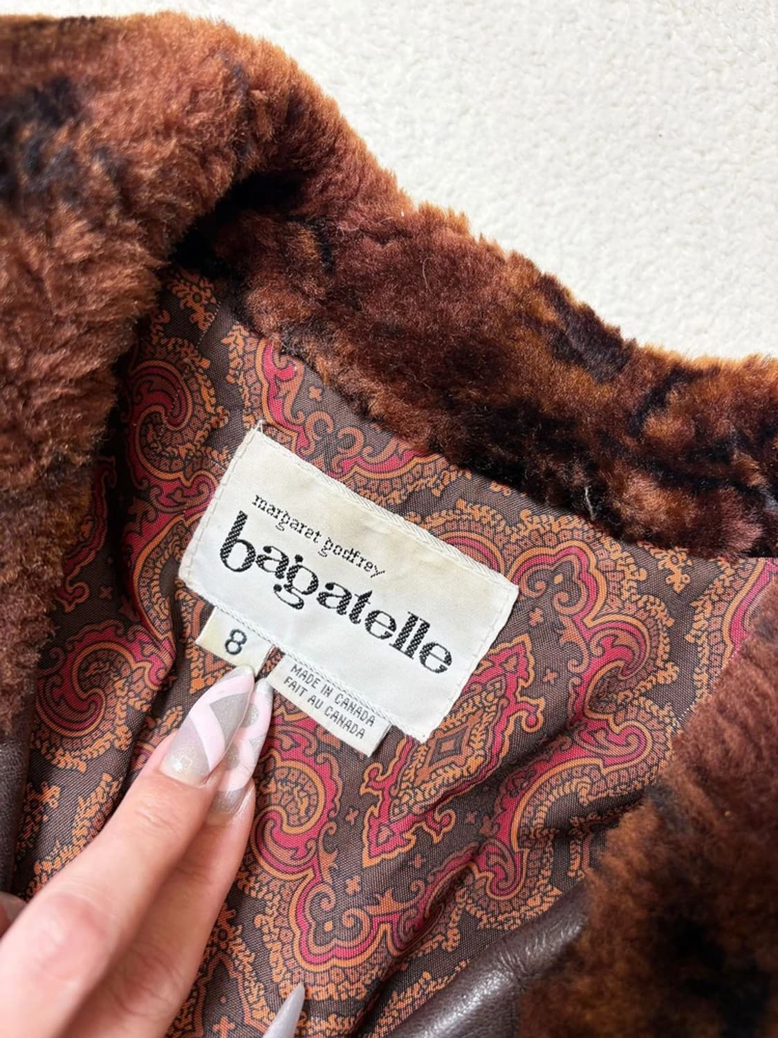 바가텔 90's 우먼스 클래식 양가죽 퍼 베스트 PN6599 상품이미지6