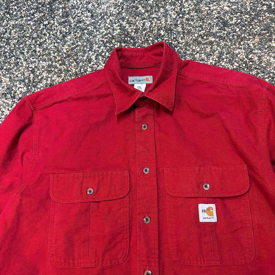 칼하트 FR 레드 셔츠 (XL) 상품이미지4
