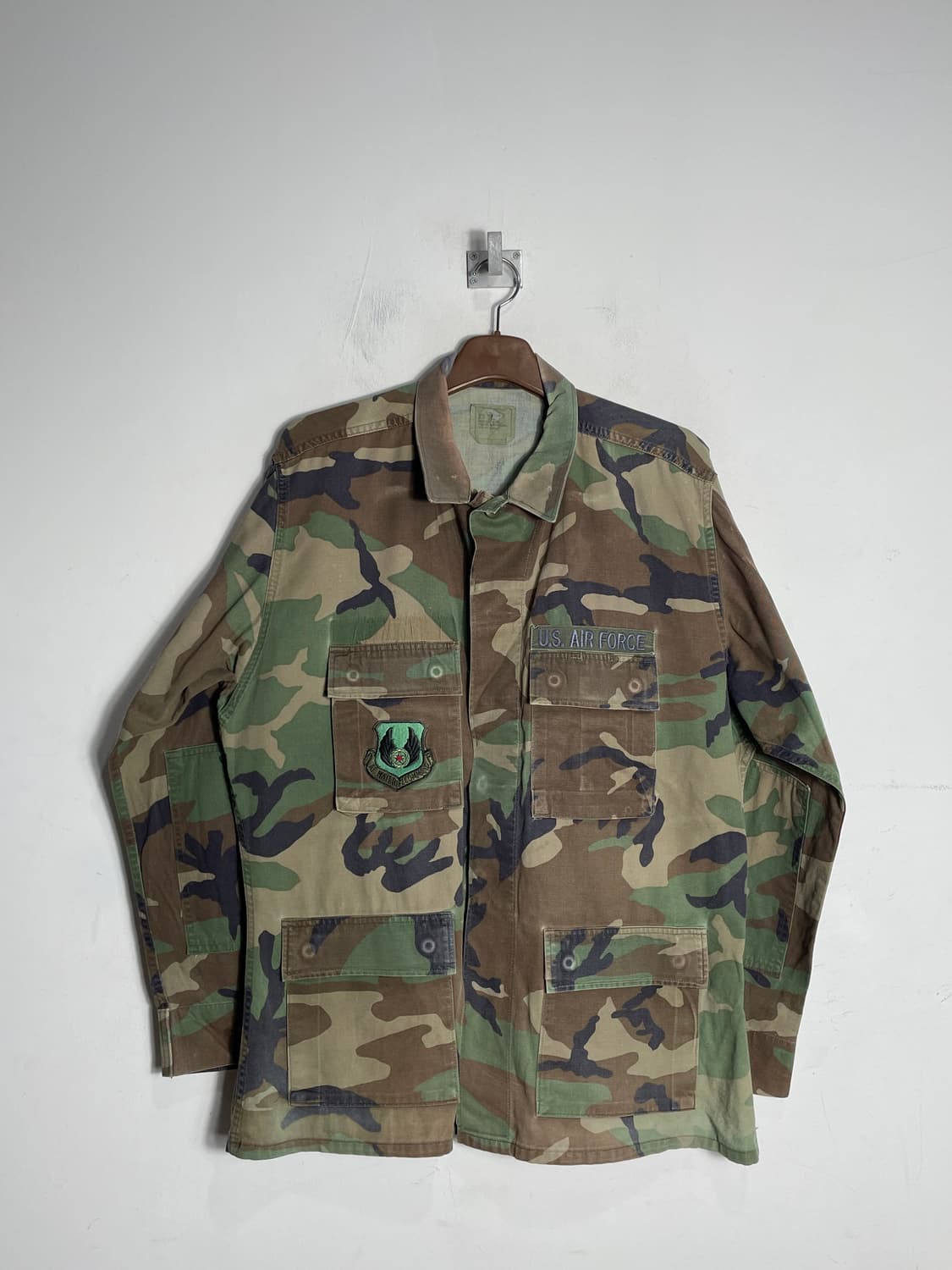 미군 오리지널 우드랜드 군복 자켓 L/R 상품이미지1