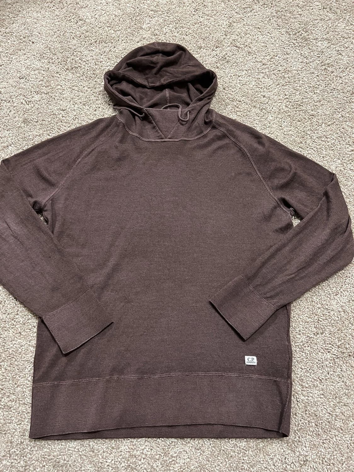   C.P. 컴퍼니 울 블렌드 후드 스웨트셔츠 상품이미지1
