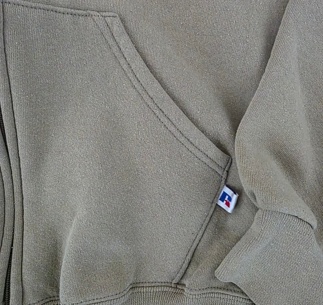 러셀 90s 빈티지 탄,베이지 후드집업 XL 판매합니다 상품이미지3