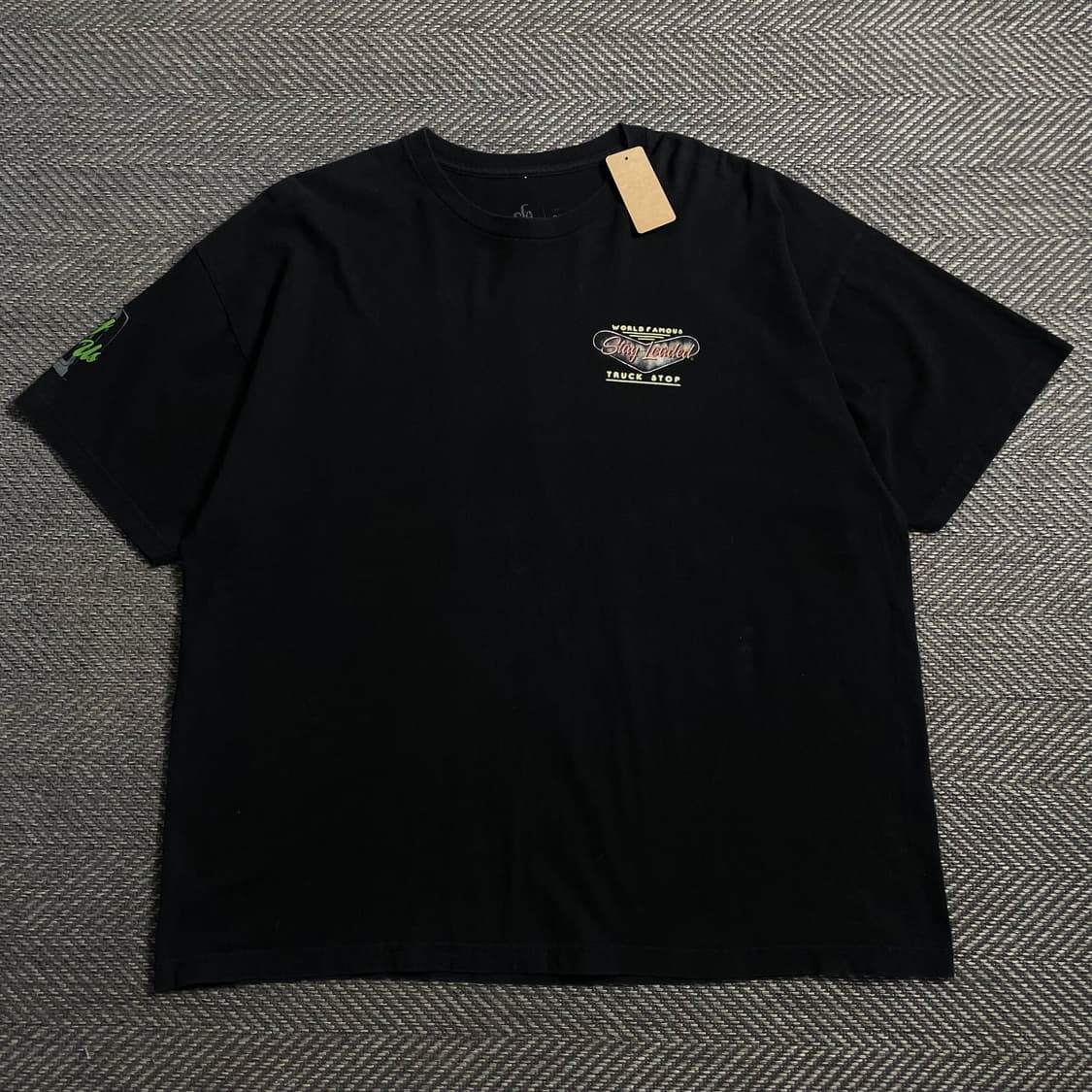 USA 빈티지 트럭 스탑 빅로고 반팔 티셔츠y 4637 상품이미지3