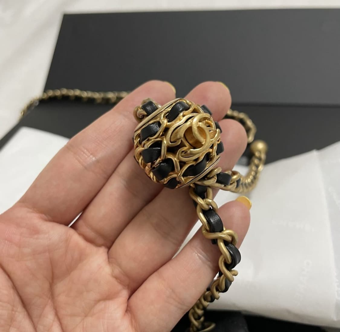 (정품)샤넬 골든볼 뉴미니 가방  급처! 상품이미지2