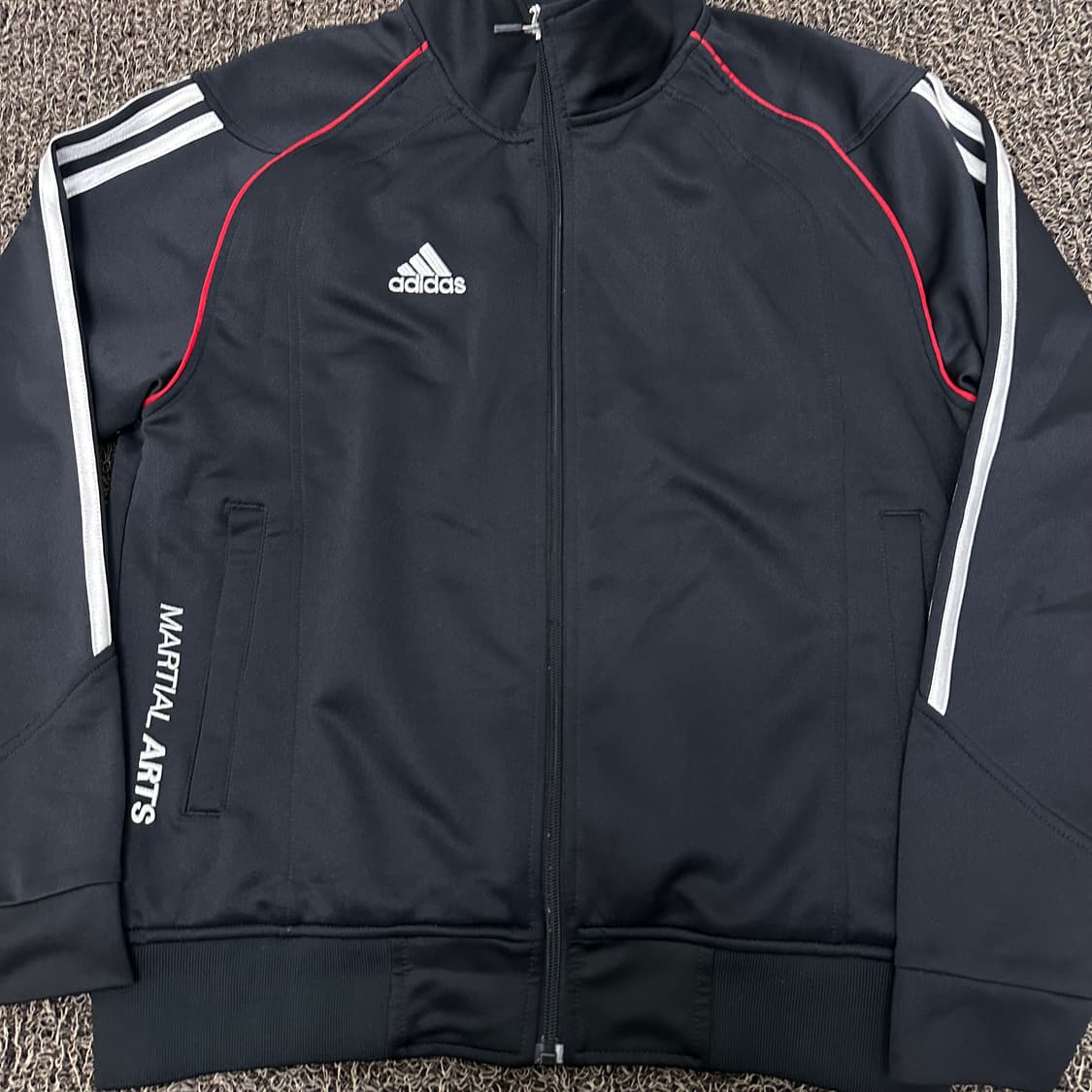 아디다스 여성 트랙탑 집업 져지 블랙 S 상품이미지2