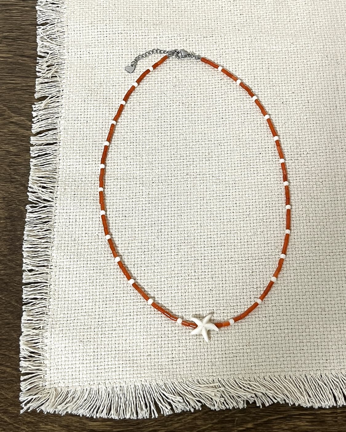 Coral Drop Necklace 원석 비즈 목걸이 상품이미지2