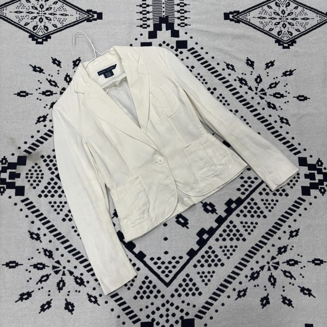 폴로 랄프로렌 크림 린넨 블레이저 2 P00013 상품이미지1