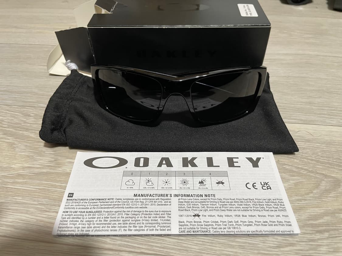 [새상품] 오클리 퓨얼 셀 유광 블랙 (프리즘 그레이 렌즈) OO9096 상품이미지1