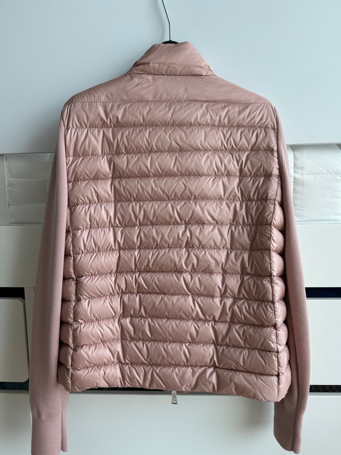 정품 몽클레어 핑크 니트패딩 가디건 상품이미지2