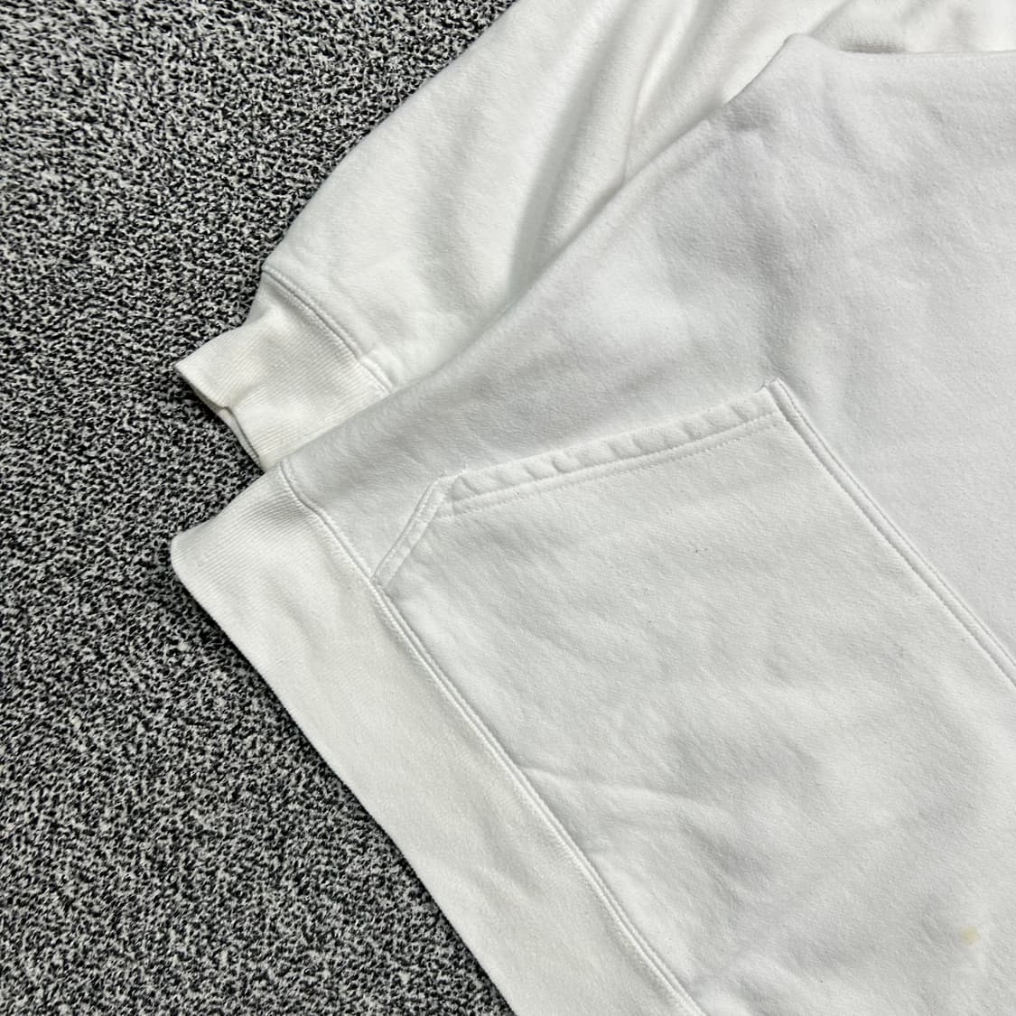 스투시(Stussy)베이직 화이트 후드티 상품이미지3